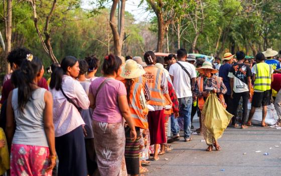 line of people