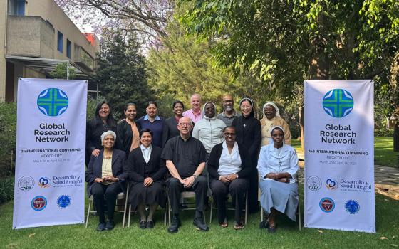 Members of the Global Research Network pose for a group photo March 31, 2025 in Mexico City, where they gathered to talk about women religious and data collection. (GSR photo/Rhina Guidos)