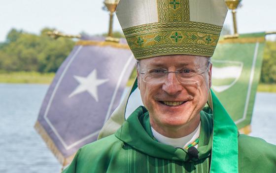 Bishop Shawn McKnight of Jefferson City, Missouri, in September 2024. McKnight is now archbishop-elect for the Archdiocese of Kansas City, Kansas. (OSV News/ The Catholic Missourian/Jay Nies)