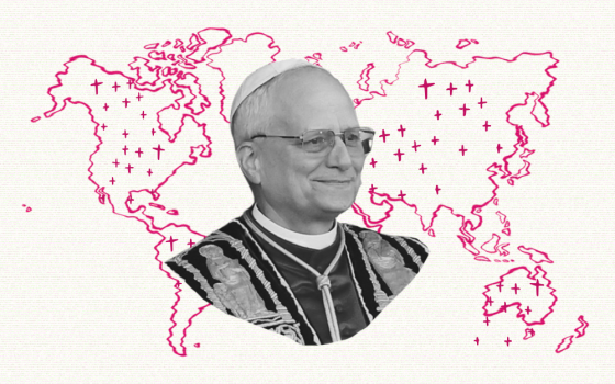Graphic: Pope Leo on map