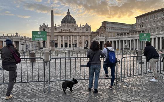 sunset St. Peter's Square May 3 2025