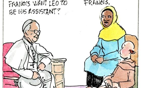 The Leo Chronicles: Pope Leo gets to know Leo and Gabby.