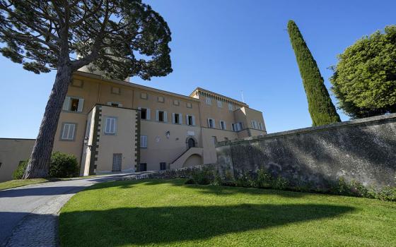 A view of the Papal Palace in Castel Gandolfo, some 30 kilometers southeast of Rome May 29, 2021. (AP Photo/Andrew Medichini, file)