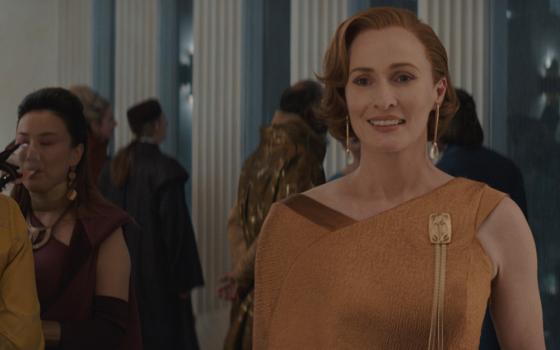 Mon Mothma (Genevieve O'Reilly) in "Andor," exclusively on Disney+ (©2022 Lucasfilm Ltd. & ™)