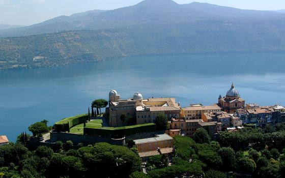An aerial view of Castel Gandolfo, the summer residence of the pope in Italy (CNS/Catholic Press Photo/Max Rossi)