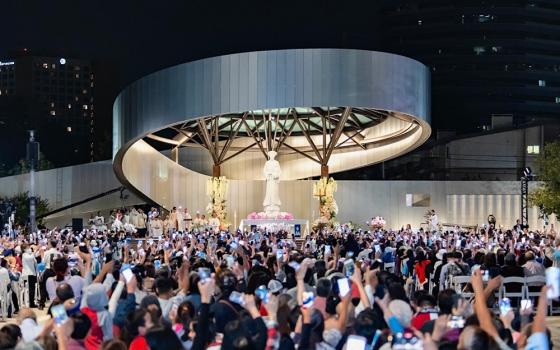Around 15,000 pilgrims attended the inaugural Marian Days celebration July 1-2, 2022, at Our Lady of La Vang Shrine, Christ Cathedral, in Garden Grove, Orange County, California. (Courtesy of Orange Diocese)
