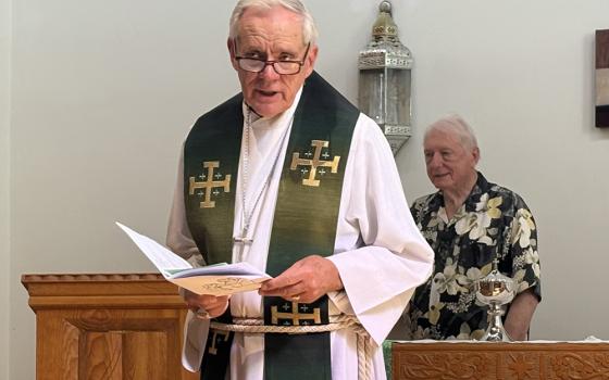 The Rev. Wesley Granberg-Michaelson is pictured leading a liturgy in an undated photo. (Courtesy of Wesley Granberg-Michaelson)