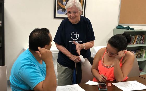 Sr. Barbara Ann Brigham teaches English as a second language in the Kensington neighborhood of Philadelphia. (Courtesy of Medical Mission Sisters)