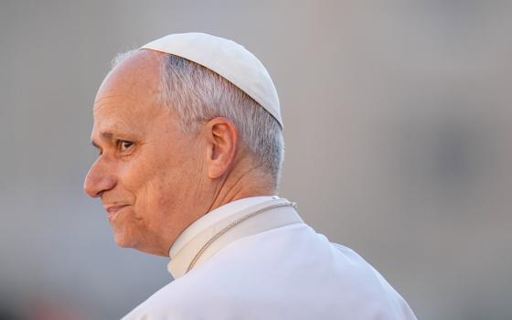 Pope Leo XIV arrives in St. Peter's Square at the Vatican for his weekly general audience Dec. 10, 2025. (AP/Andrew Medichini)