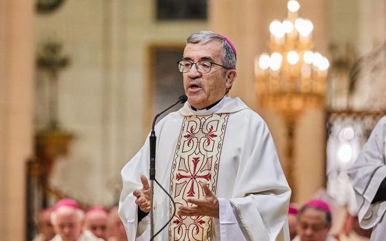 Valladolid Archbishop Luis Argüello, president of the Spanish bishops' conference, speaks at Mass in Madrid in a Nov. 19, 2024, file photo. (OSV News/Courtesy of Valencia Archdiocese)
