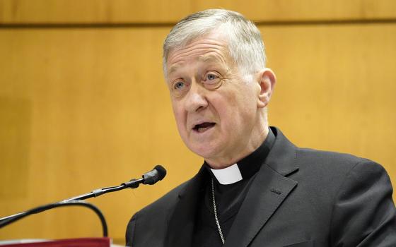 Chicago Cardinal Blase J. Cupich speaks at Fordham University's Lincoln Center campus in New York City Sept. 26, 2023. Cupich led an outdoor Mass Feb. 18, 2026, in Chicago, which was attended by relatives of those who have been detained or deported. (OSV News/Gregory A. Shemitz)