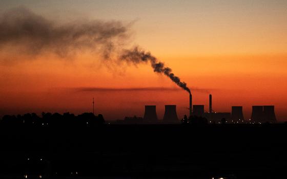 Steam comes from a coal-fired power station in Emalahleni, South Africa, Oct. 11, 2021. (AP/Themba Hadebe, file)