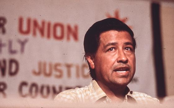Cesar Chavez in August 1972 (Wikimedia Commons/U.S. National Archives and Records Administration)