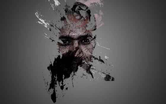 illustration of man's face  