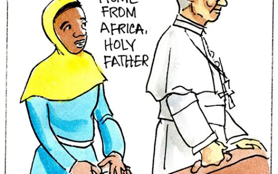 The Leo Chronicles: Leo, back from Africa, gives a shout-out to a predecessor.