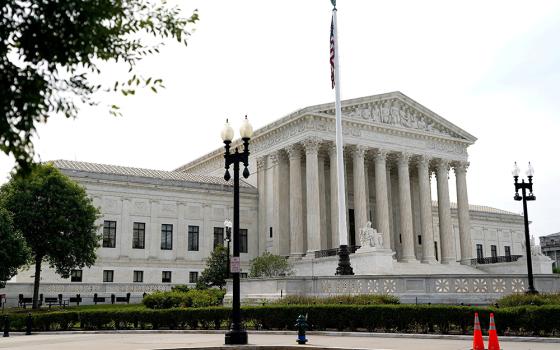 The U.S. Supreme Court is seen in Washington June 25, 2026, the day the court ruled the Trump administration can reimplement a policy of turning away asylum-seekers along the U.S.-Mexico border before they enter the country. (OSV News/Reuters/Elizabeth Frantz)
