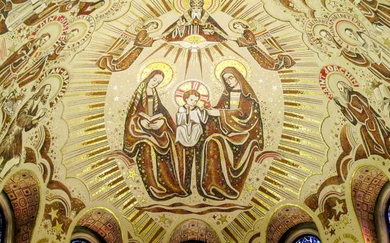 Mosaic in the Basilica of Sainte-Anne-de-Beaupré in Québec, Canada (Wikimedia Commons/J.L. Dion)
