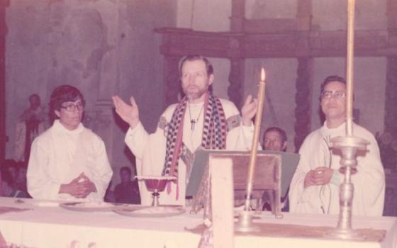 Fr. Stanley Rother is seen in an image from the documentary "American Martyr: The Stanley Rother Story," which is scheduled to be released in theaters nationwide Aug. 25-27. Rother was martyred in 1981 and beatified in 2017. (OSV News/Archdiocese of Oklahoma City)