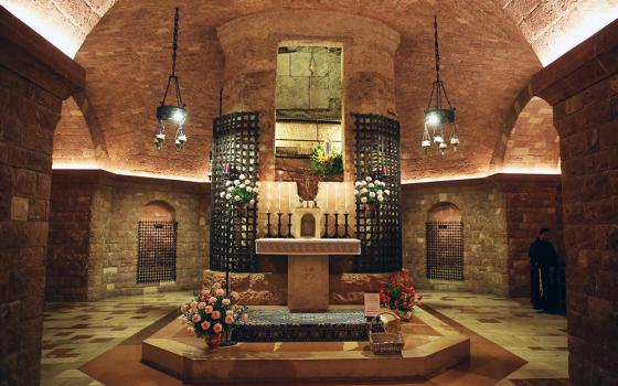 The tomb of St. Francis of Assisi in Assisi, Italy, is seen as it is accessible to pilgrims year-round. (OSV News/Courtesy of Basilica of St. Francis of Assisi)