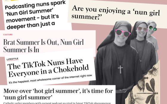 (GSR graphic/Olivia Bardo; photo: OSV News) 