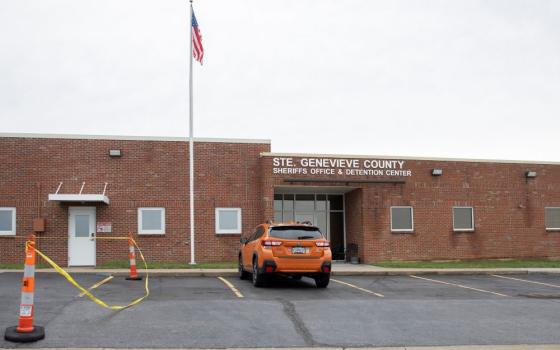 The Ste. Genevieve County Sheriff's Office and Detention Center serves as an ICE detention center. The Archdiocese of St. Louis filed a federal lawsuit Oct. 5, 2026, over a no-contact policy that prohibits priests from distributing holy Communion and hearing confessions there. (OSV News/St. Louis Review/Jacob Wiegand)