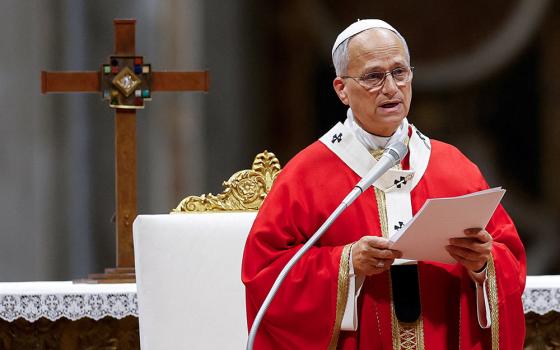 Pope Leo XIV celebrates Mass marking the start of the academic year at the Pontifical Universities in St. Peter's Basilica at the Vatican, Oct. 8, 2026. (OSV News/Reuters/Remo Casilli)