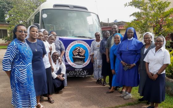Sisters from different congregations get ready to travel to the Africa Faith and Justice Network-Nigeria advocacy drive in Edo State. (Provided photo)