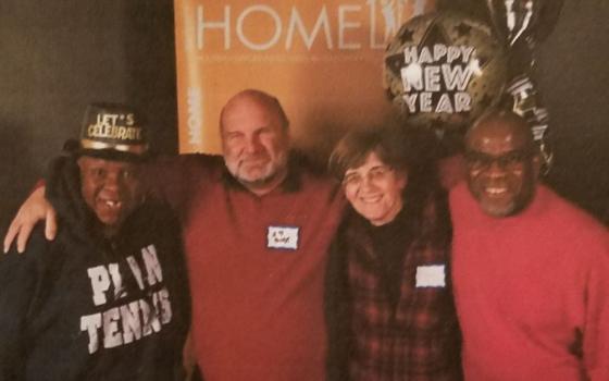 Mercy Sr. Eileen Sizer with some of the people who teach her to pray (Courtesy of Eileen Sizer)