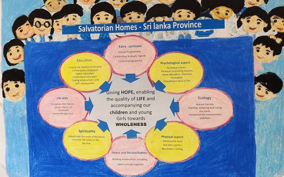The vision and activities of the Salvatorian Child Development Centre at Ilupaikulam, Mannar, Sri Lanka as depicted by one of the residents. (Thomas Scaria)