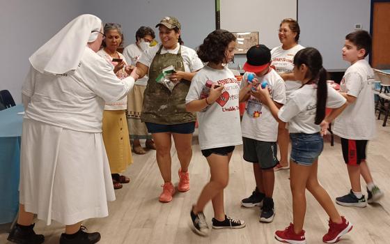 Camp I-CAN for rising third, fourth and fifth graders from Robb Elementary School in Uvalde, Texas, included spiritual activities, songs and games. (Courtesy of Dolores Aviles)