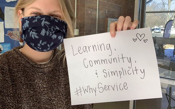As part of a campaign hosted by Catholic Volunteer Network, I answered the question "Why service?" alongside volunteers around the world. I engage in service for many reasons, namely to learn, grow in community and practice simple living. (Maddie Thompson