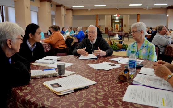 Members of the Poor Handmaids of Jesus Christ participate in a retreat on community-building. (Courtesy of Poor Handmaids of Jesus Christ)