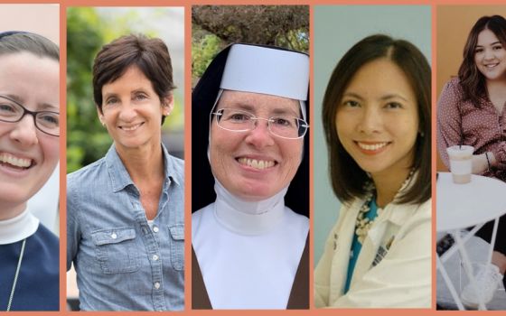 "Discover the Gift" keynote speakers, from left: Life Sr. Virginia Joy, Debbie Herbeck, Carmelite Mother Gloria Therese, Dr. Myma Albayda and Sonia Quintero (Given Institute)