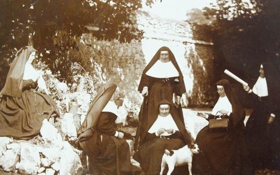 Members of the Loreto Sisters photographed at Loreto Abbey in Rathfarnham, Dublin, by Mother Michael Corcoran (Courtesy of IBVM archives/UCD Digital Library)