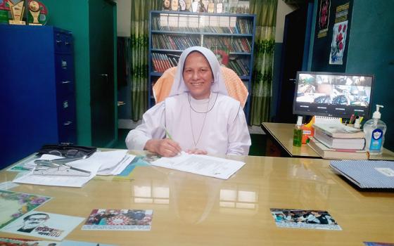 Shanti Rani Sr. Pierina Cecilia Das, headmaster of St. Francis Xavier High School, Balubari, in Dinajpur, northern Bangladesh (Sumon Corraya)