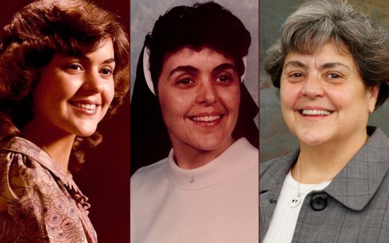 From left: Rebecca Ann Gemma in 1980, when she was a senior at the University of San Diego, and in 1987, donning the habit she thought was a dealbreaker before choosing the Springfield Dominicans; and Gemma in a more recent photo