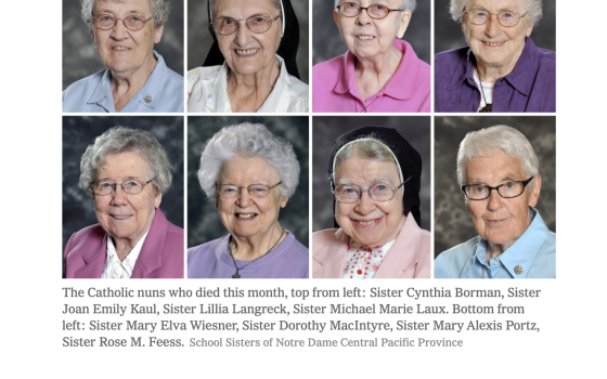The New York Times published a story Dec. 18 about the eight sisters who died in December from COVID-19. (GSR screenshot)