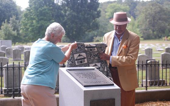 At the 2012 bicentennial of the Sisters of Charity of Nazareth, Kentucky, Sr. Theresa Knabel and sculptor Edward Hamilton unveiled a plaque honoring the enslaved people owned by the congregation until the end of the Civil War.