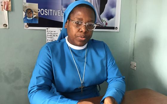 Sr. Dorothy Chinyere Okoli at the Missionary Sisters of St John Paul II of Mary in Nkwelle Ezunaka, Anambra, Nigeria, in October. (GSR photo/Valentine Iwenwanne)