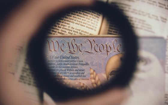 Preamble to the U.S. Constitution as seen on a U.S. passport (Unsplash/Anthony Garand)