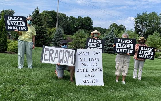 A group of sisters protesting for Black Lives Matter (Courtesy of Sylvania Ohio Franciscans)