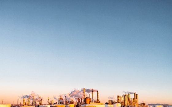 Oil refineries in Montreal, Canada. (Unsplash/Chris Liverani)