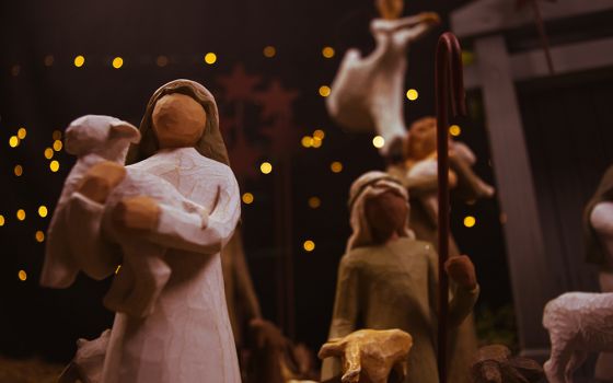 Shepherds in a Nativity scene (Unsplash/Dan Kiefer)
