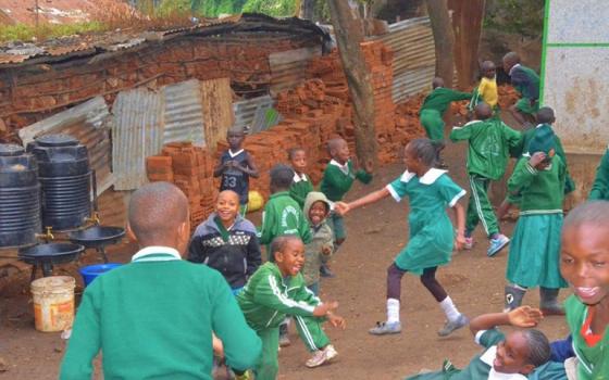 Students of Destiny Junior Educational Centre in the Mathare slums of Nairobi, Kenya. (GSR/Rose Achiego)