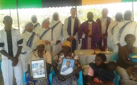 Sr. Judith's family and fellow sisters at her memorial Mass (Courtesy of Fr. Bonaventure Musyoki)