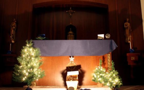 Sr. Colleen Gibson's chapel during Advent. Read item #5 below. 